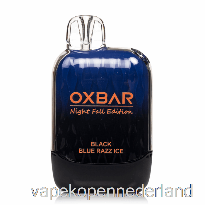 Vape Nederland Oxbar G8000 Wegwerp Zwart Blauw Razz Ijs